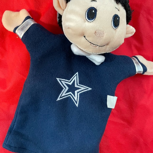 New NFL Dallas Cowboys Mascot hand Puppet.  Package is torn open but puppet new - Picture 1 of 3